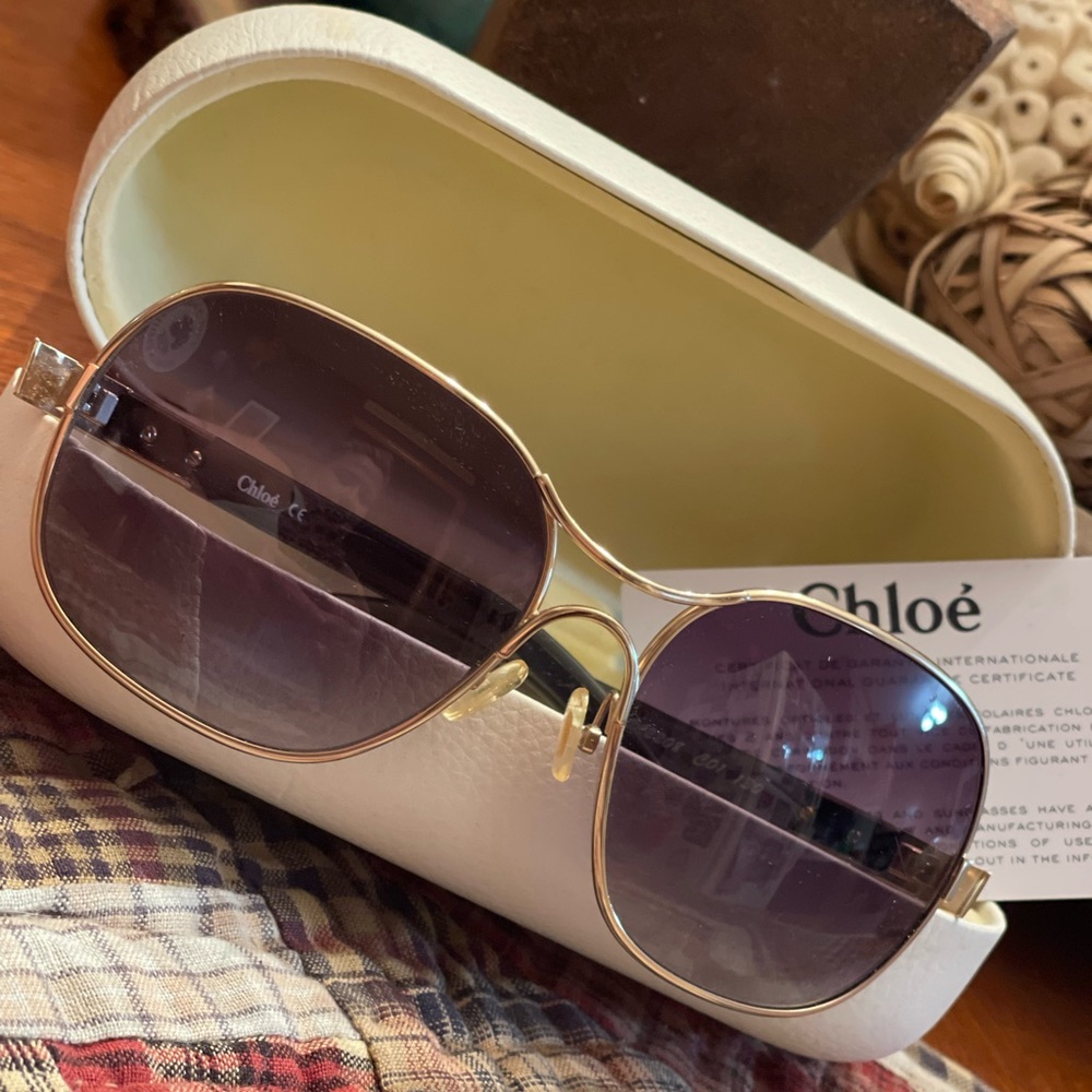 Amazing Chloe Sunglasses. Worn once. Super stylish
